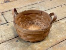 Handwoven Longaberger Basket, Dresden Ohio, Signed JJ 1995