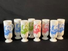 Avon milk glass Irish coffee cups