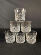 (6) Waterford Crystal Tumbler Glasses
