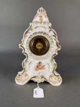 China clock with cherubs
