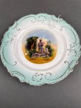Nez Perce portrait plate advertising Wm. Herman Genesse idaho