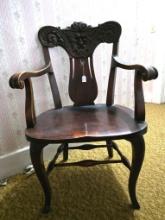 Mahogany North Wind arm chair
