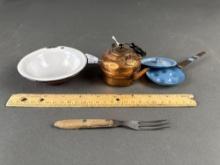 4 pcs mini dishes