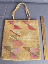 Corn husk hand bag