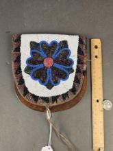 Beaded belt purse