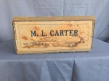 Wooden fruit crate Wawawai, Washinton