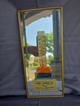 1940s-50s Home lumber company thermometer