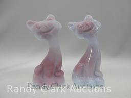 BLUE BURMESE HAPPY CAT ONE SHINY ONE SATIN X2