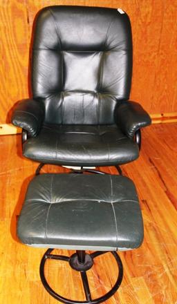 Reclining chair and stool