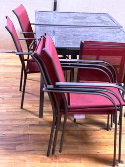 Large Patio Table and Chairs