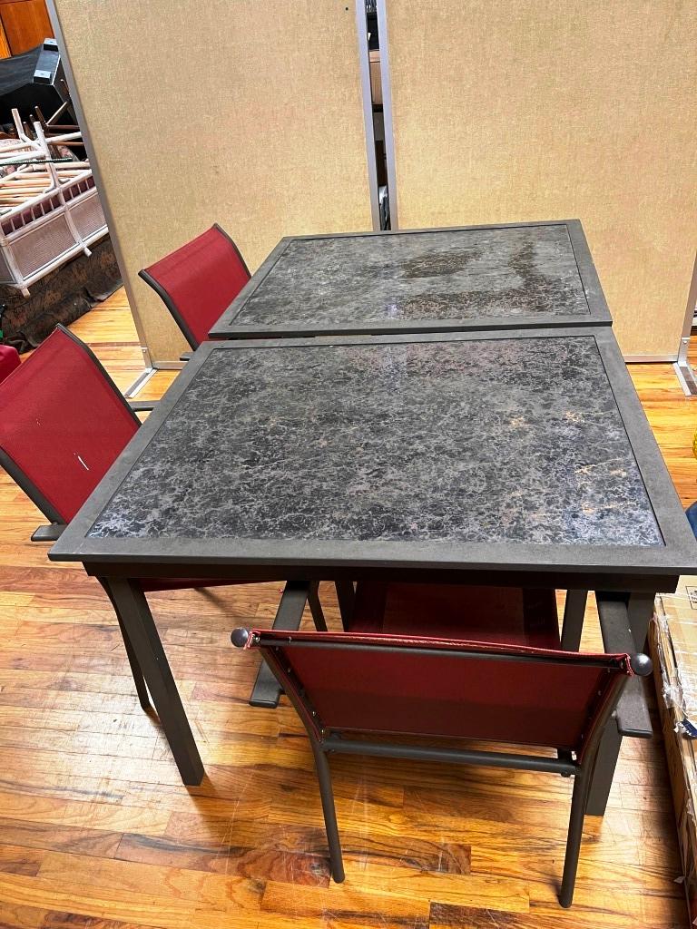 Large Patio Table and Chairs