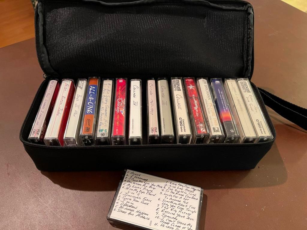 Assorted VHS And Cassette Tapes.