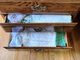 Dresser and Linens