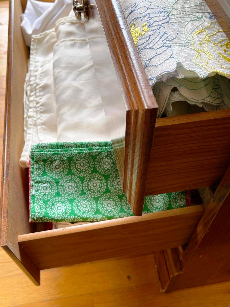 Dresser and Linens