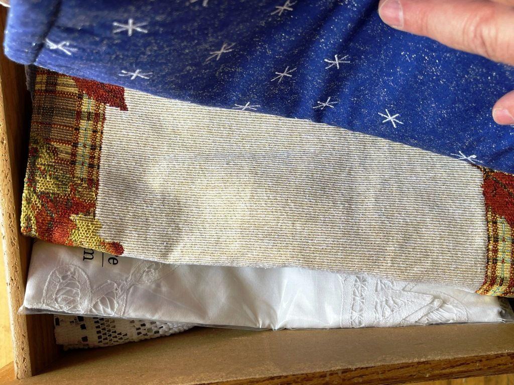 Dresser and Linens