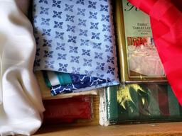 Dresser and Linens