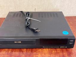 VCR and Box of Tapes