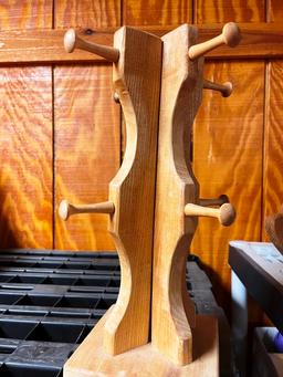 Shelf of Wooden Decorations
