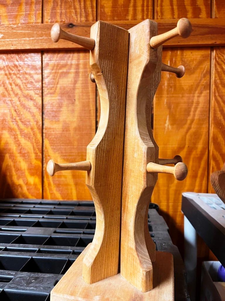 Shelf of Wooden Decorations