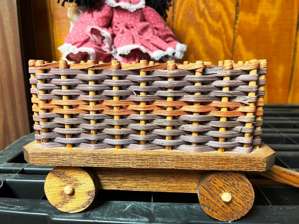 Shelf of Wooden Decorations
