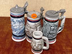 Planes, trains, and automobiles Tankards