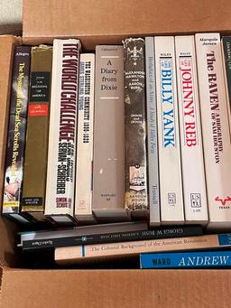 Two boxes of Books