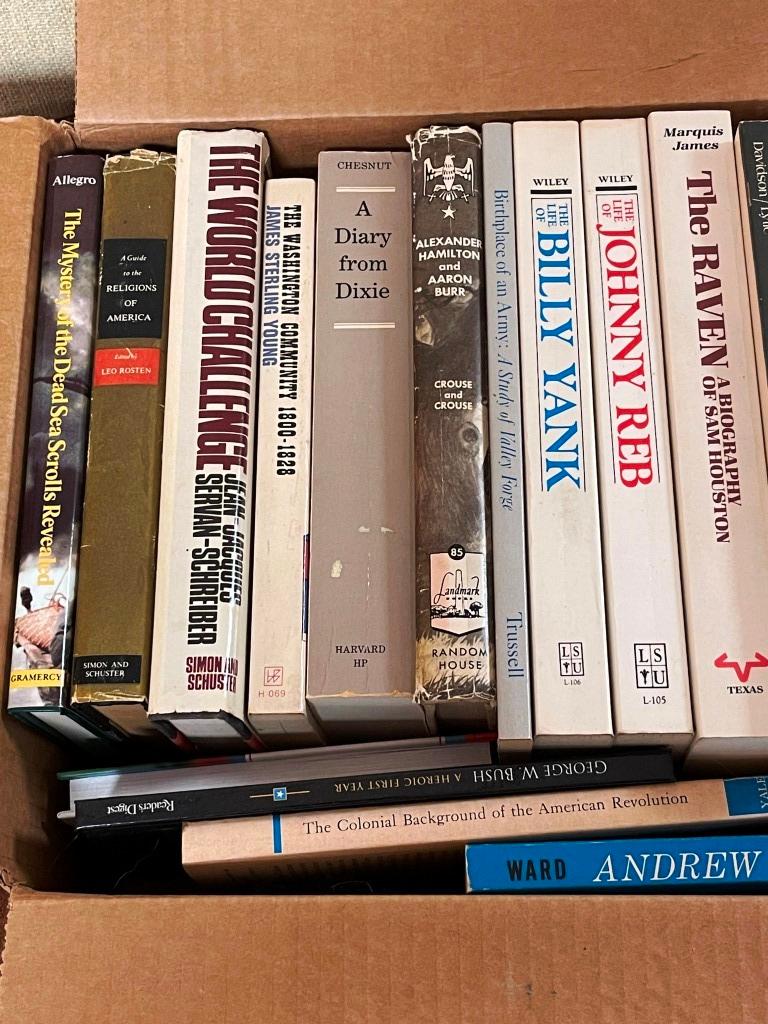 Two boxes of Books
