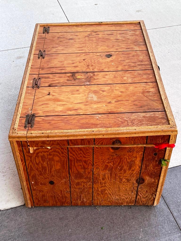 Crate and contents of Artificial Flowers