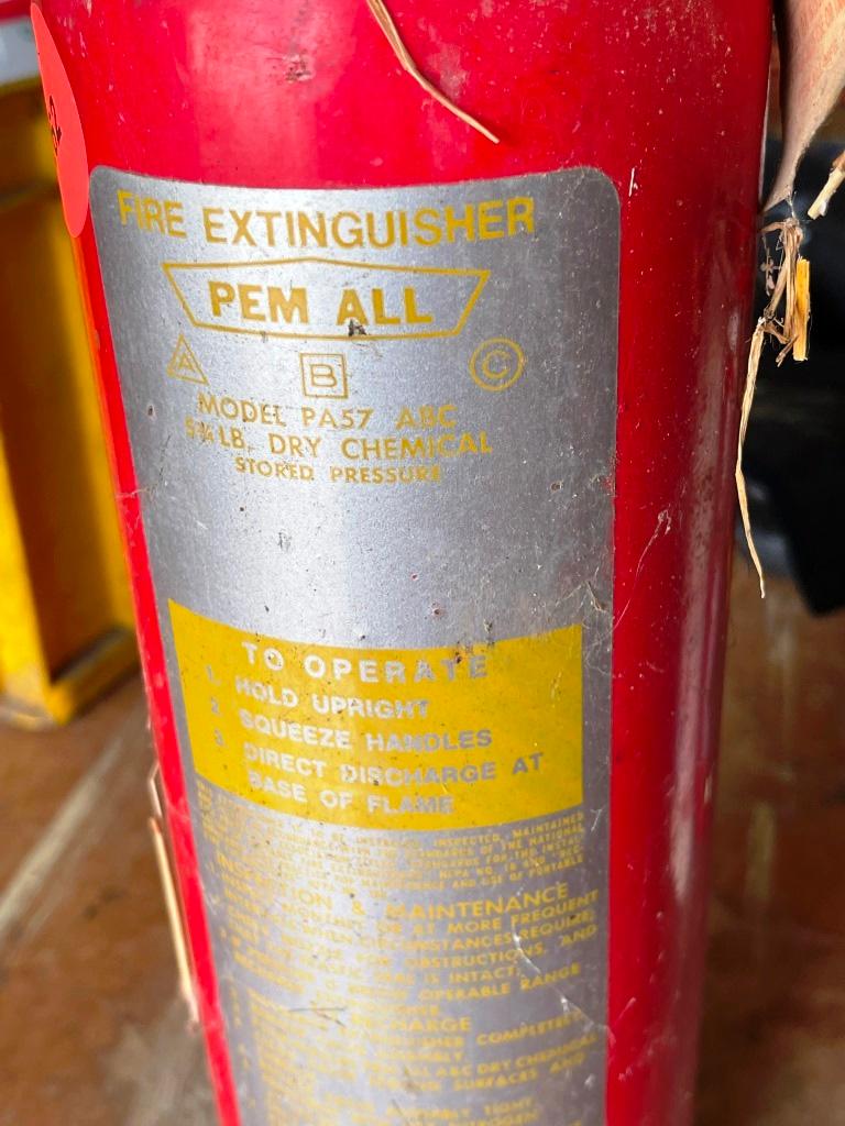 3 Fire Extinguishers