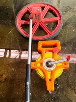 Measuring Wheel and Long Tape