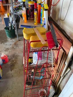 Garage Shelf and Contents