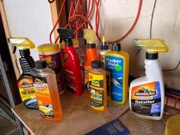 Garage Shelf and Contents