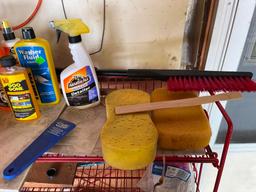 Garage Shelf and Contents