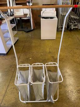 Laundry Sorting Hamper and Hanging Rack