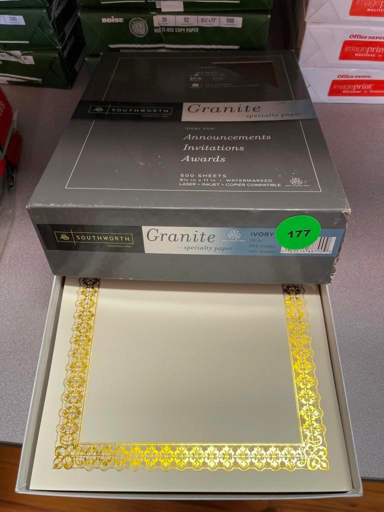 Card Stock and Specialty Paper