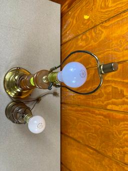 Pair of Lamps Without Shades