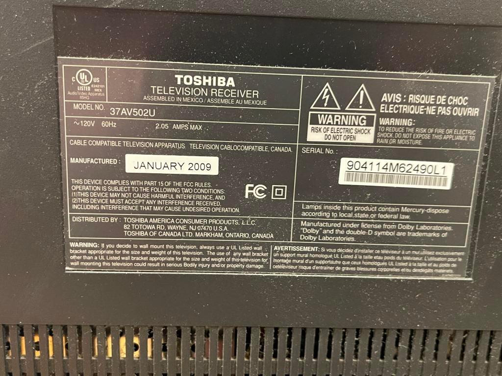 Toshiba LCD TV