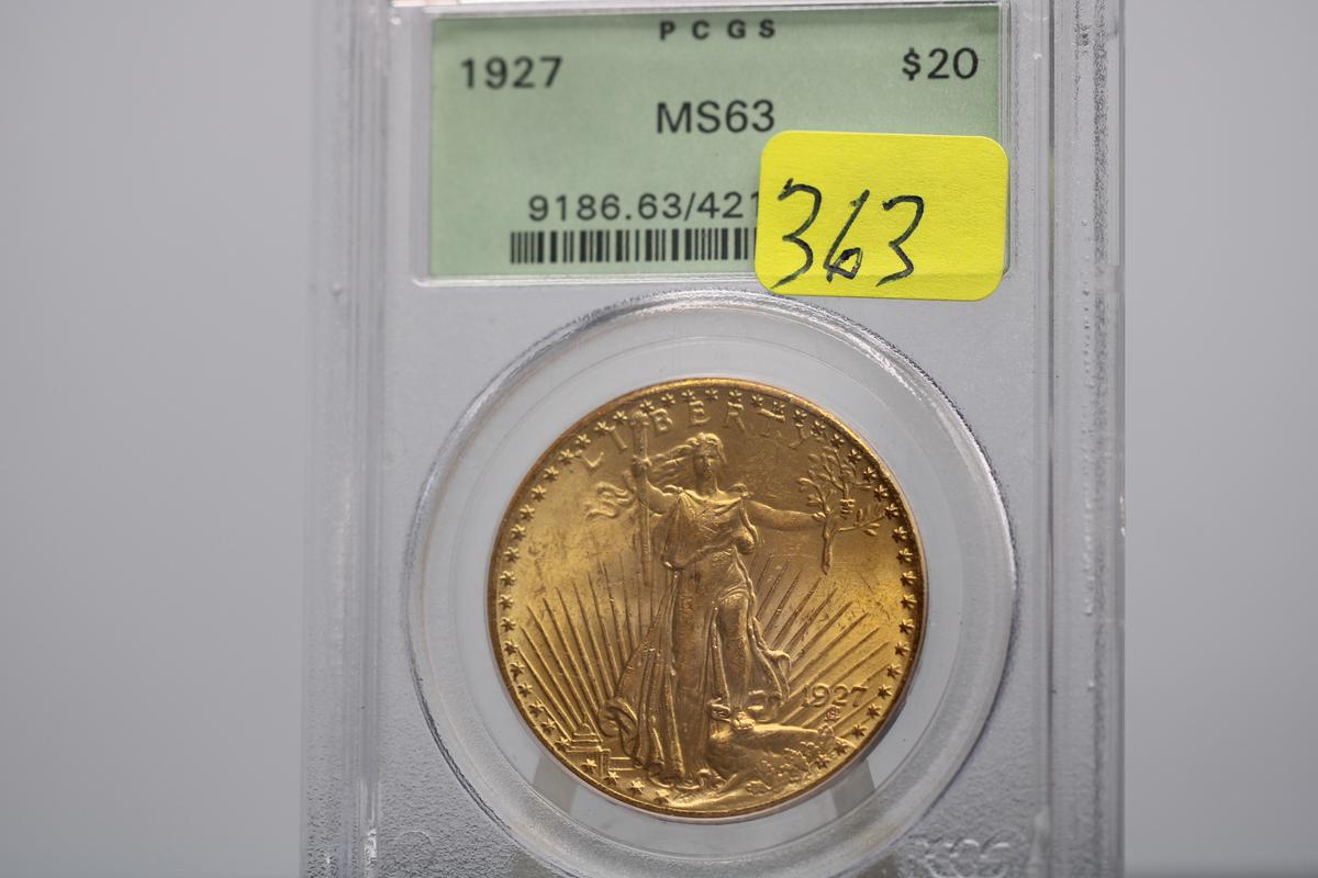 $20 GOLD PCGS GRADED