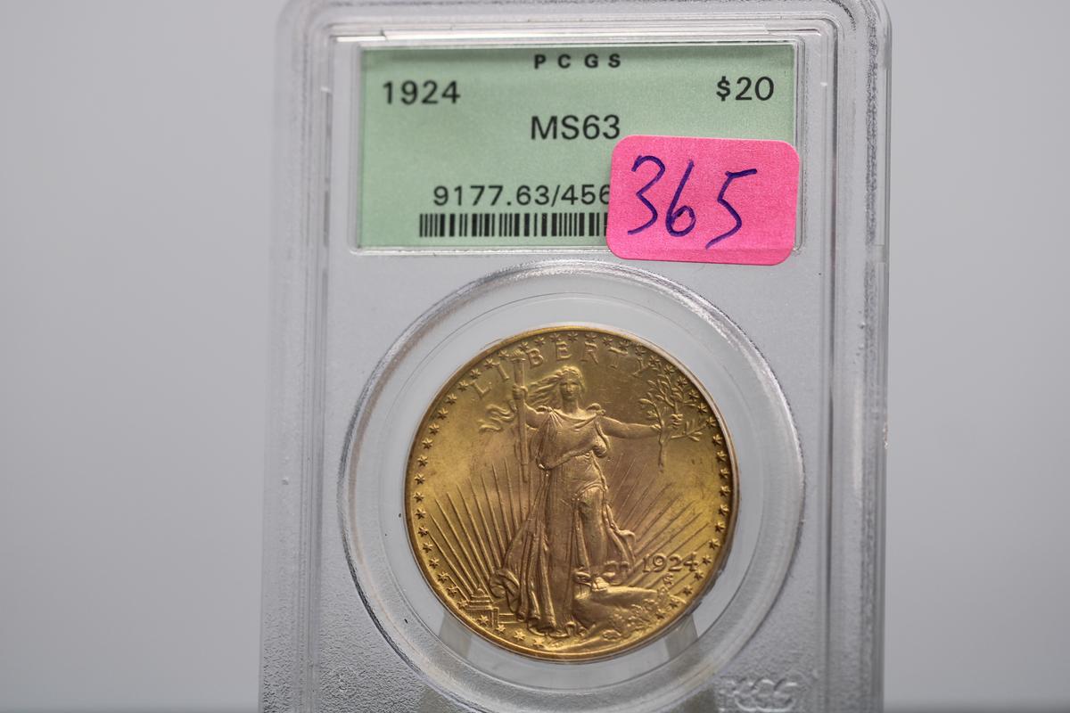 $20 GOLD PCGS GRADED