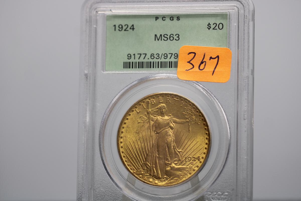 $20 GOLD PCGS GRADED