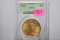 $20 GOLD PCGS GRADED