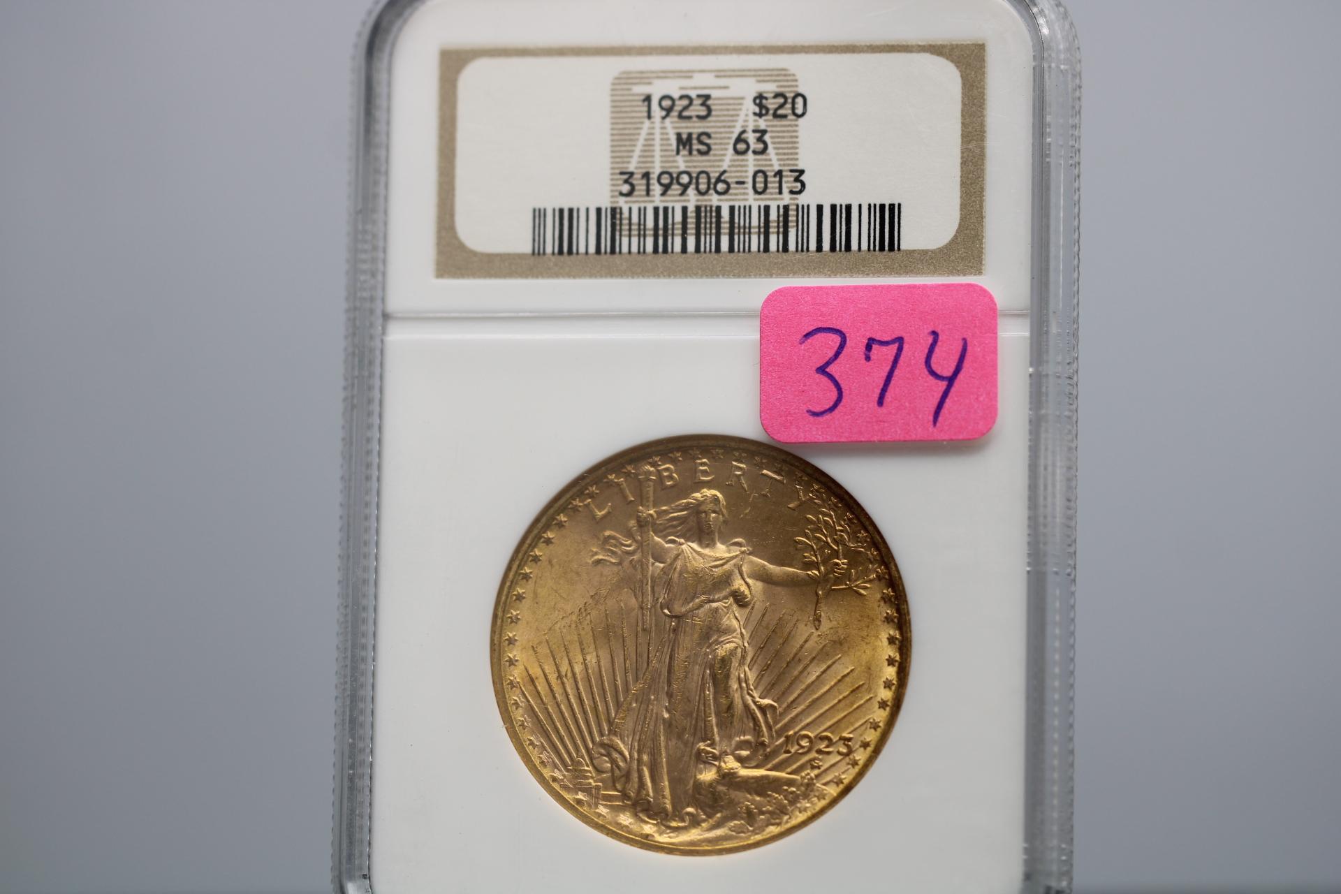 $20 GOLD NGC GRADED