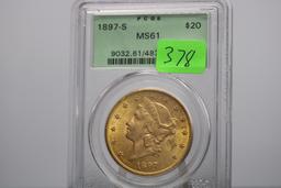 $20 GOLD PCGS GRADED