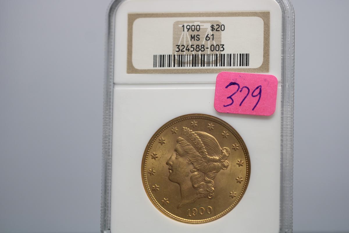 $20 GOLD NGC GRADED