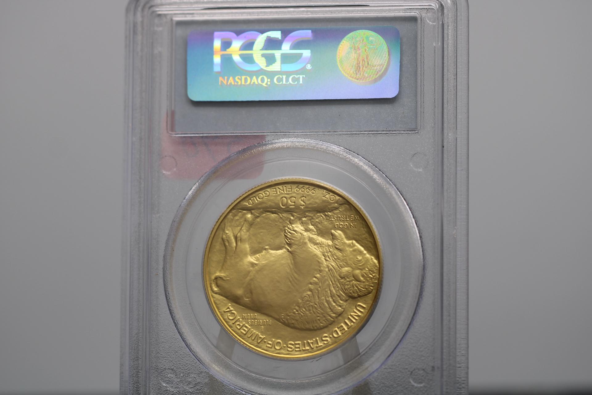 1 OZ GOLD BUFFALO PCGS GRADED