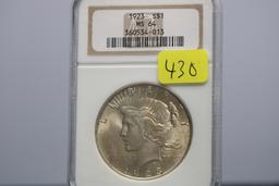 PEACE DOLLAR NGC