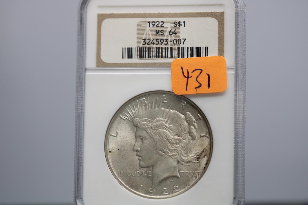 PEACE DOLLAR NGC