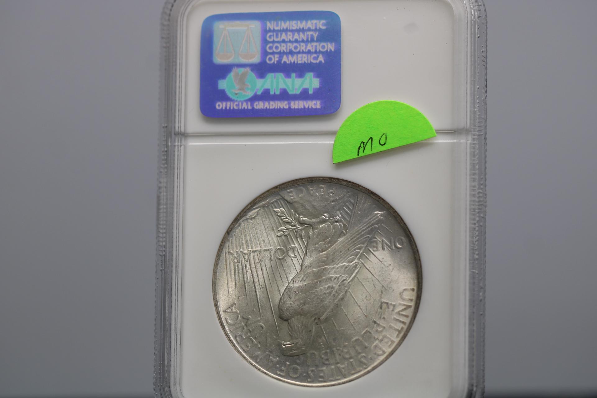 PEACE DOLLAR NGC