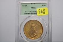 $20 GOLD PCGS GRADED