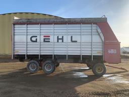 Gehl 980 Silage Box